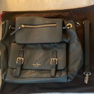 Leather Kate Spade Backpack